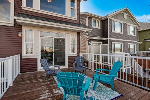 190 River Heights Crescent, Cochrane, AB - Outdoor With Deck Patio Veranda With Exterior