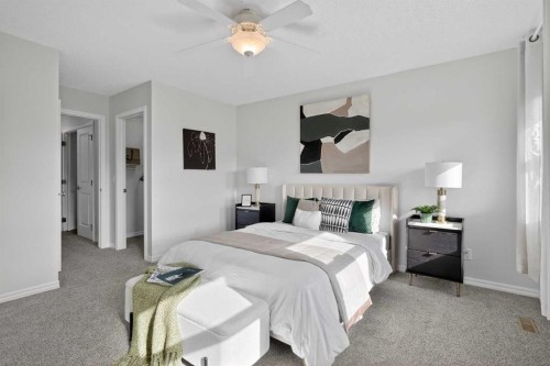 190 River Heights Crescent, Cochrane, AB - Indoor Photo Showing Bedroom