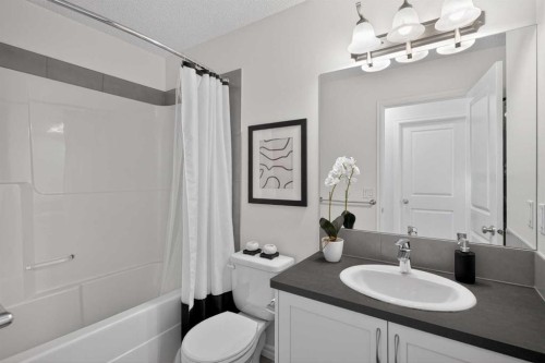 190 River Heights Crescent, Cochrane, AB - Indoor Photo Showing Bathroom