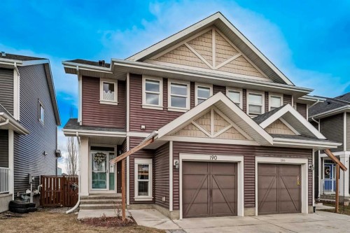 190 River Heights Crescent, Cochrane, AB - Outdoor With Facade