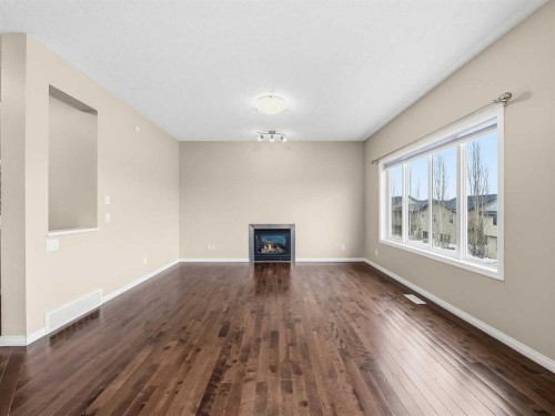 32 Panatella Parade Nw, Calgary, AB - Indoor With Fireplace