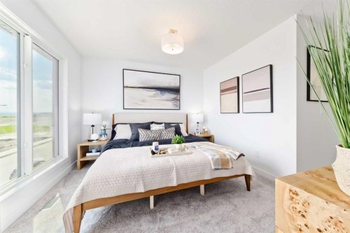 245 Bighorn Avenue, Calgary, AB - Indoor Photo Showing Bedroom
