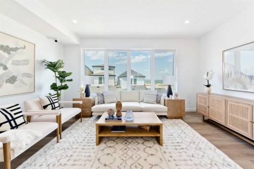 245 Bighorn Avenue, Calgary, AB - Indoor Photo Showing Living Room