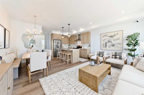 245 Bighorn Avenue, Calgary, AB - Indoor Photo Showing Living Room