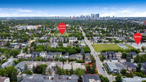 604 56 Avenue Sw, Calgary, AB - Outdoor With View