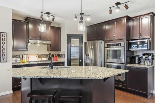 26 Sage Valley Mews Nw, Calgary, AB - Indoor Photo Showing Kitchen With Upgraded Kitchen
