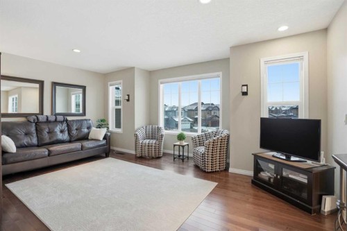 26 Sage Valley Mews Nw, Calgary, AB - Indoor Photo Showing Living Room