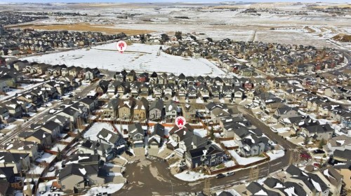 26 Sage Valley Mews Nw, Calgary, AB - Outdoor With Body Of Water With View