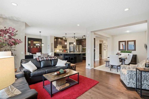 26 Sage Valley Mews Nw, Calgary, AB - Indoor Photo Showing Living Room