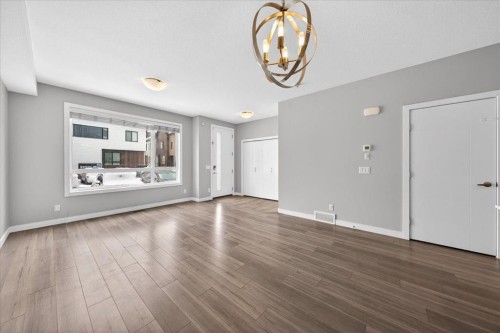 123-123 Redstone Crescent Ne, Calgary, AB - Indoor Photo Showing Living Room