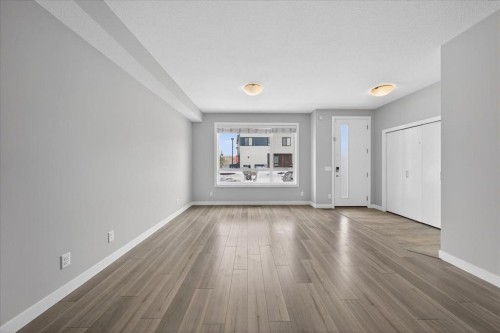 123-123 Redstone Crescent Ne, Calgary, AB - Indoor Photo Showing Living Room