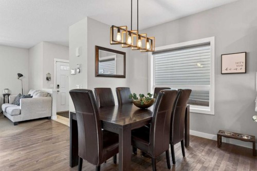 50 Silverado Plains Circle Sw, Calgary, AB - Indoor Photo Showing Dining Room