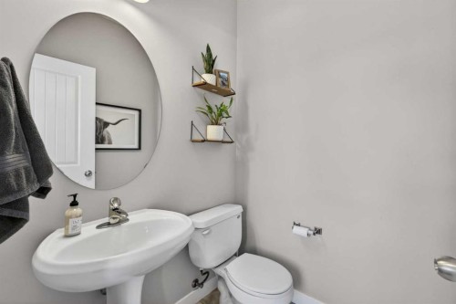 50 Silverado Plains Circle Sw, Calgary, AB - Indoor Photo Showing Bathroom