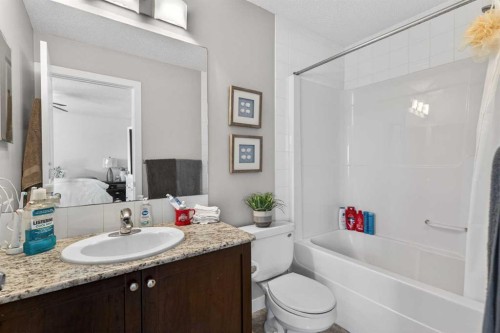 50 Silverado Plains Circle Sw, Calgary, AB - Indoor Photo Showing Bathroom