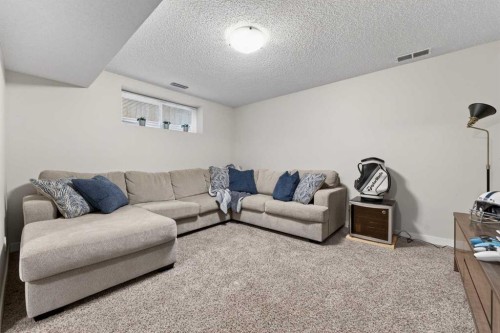 50 Silverado Plains Circle Sw, Calgary, AB - Indoor Photo Showing Living Room