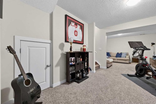 50 Silverado Plains Circle Sw, Calgary, AB - Indoor Photo Showing Gym Room