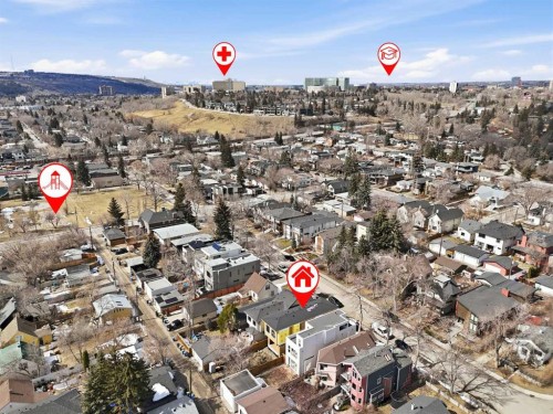 2311 6 Avenue Nw, Calgary, AB - Outdoor With View