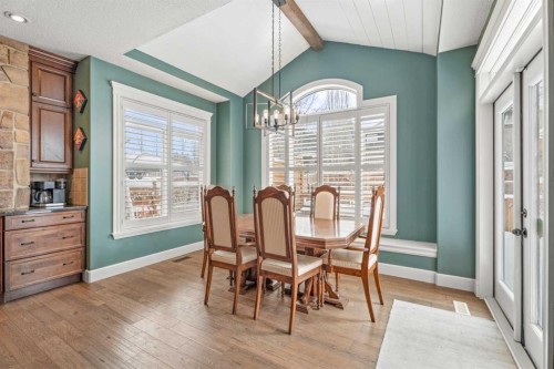 131 Auburn Sound View Se, Calgary, AB - Indoor Photo Showing Dining Room
