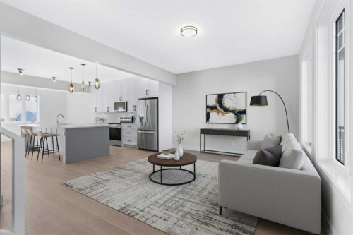 1903 Mccaskill Drive, Crossfield, AB - Indoor Photo Showing Living Room