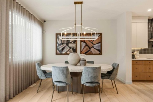103 Silver Spruce Grove, Calgary, AB - Indoor Photo Showing Dining Room