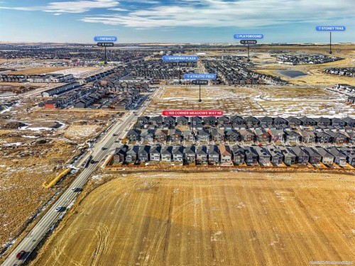 168 Corner Meadows Way Ne, Calgary, AB - Outdoor With View