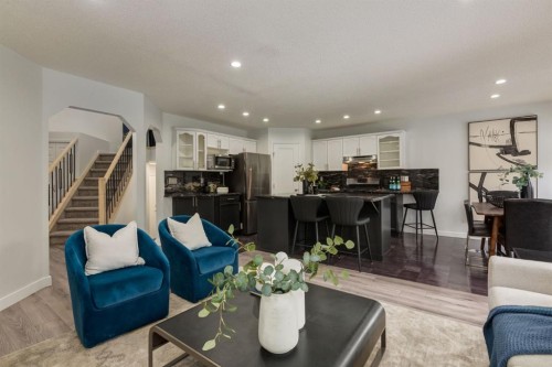 82 Hidden Ridge View Nw, Calgary, AB - Indoor Photo Showing Living Room