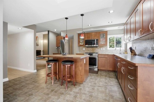 2608 Deer Side Drive Se, Calgary, AB - Indoor Photo Showing Kitchen With Upgraded Kitchen