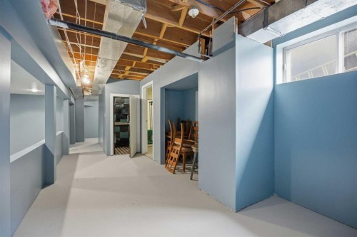 2608 Deer Side Drive Se, Calgary, AB - Indoor Photo Showing Basement