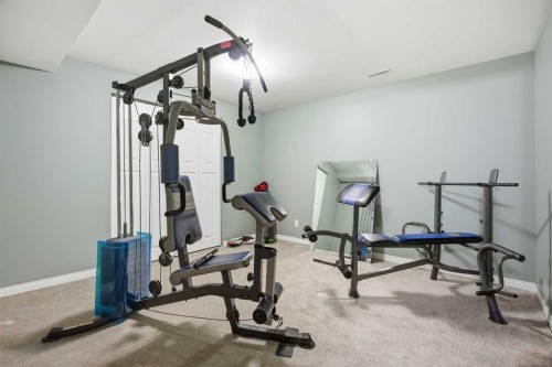 2608 Deer Side Drive Se, Calgary, AB - Indoor Photo Showing Gym Room
