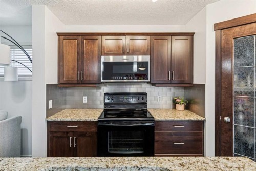 524 Cranston Drive Se, Calgary, AB - Indoor Photo Showing Kitchen