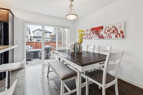 524 Cranston Drive Se, Calgary, AB - Indoor Photo Showing Dining Room