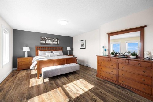 106 Evergreen Common Sw, Calgary, AB - Indoor Photo Showing Bedroom