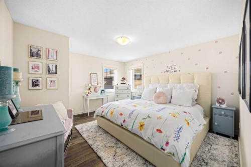 106 Evergreen Common Sw, Calgary, AB - Indoor Photo Showing Bedroom