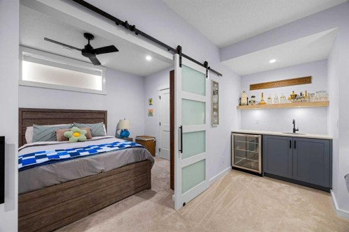 106 Evergreen Common Sw, Calgary, AB - Indoor Photo Showing Bedroom