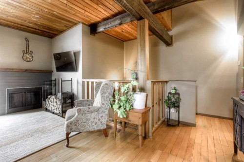 172 Oaktree Lane Sw, Calgary, AB - Indoor With Fireplace