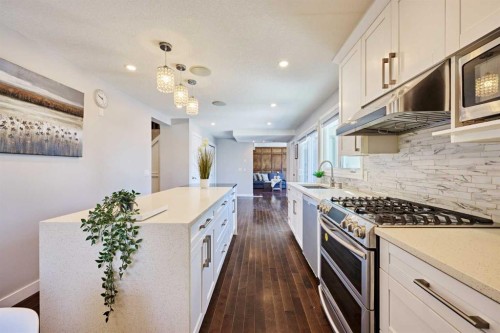 103 Pump Hill Road, Calgary, AB - Indoor Photo Showing Kitchen With Upgraded Kitchen