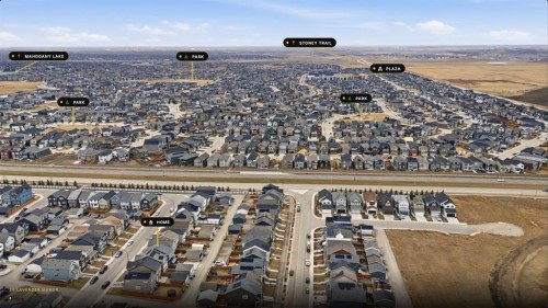 34 Lavender Manor Se, Calgary, AB - Outdoor With View