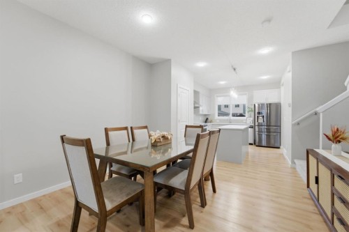 34 Lavender Manor Se, Calgary, AB - Indoor Photo Showing Dining Room