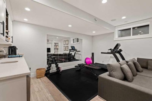 3917 16 Street Sw, Calgary, AB - Indoor Photo Showing Gym Room