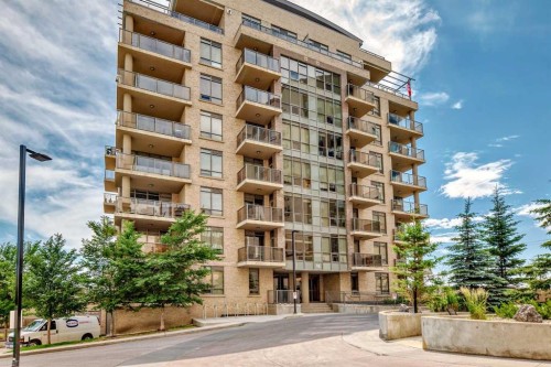 507-10 Shawnee Hill Sw, Calgary, AB - Outdoor With Balcony With Facade