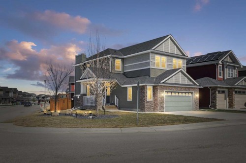 100 Kinniburgh Gardens, Chestermere, AB - Outdoor With Facade