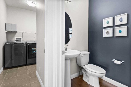 100 Kinniburgh Gardens, Chestermere, AB - Indoor Photo Showing Bathroom