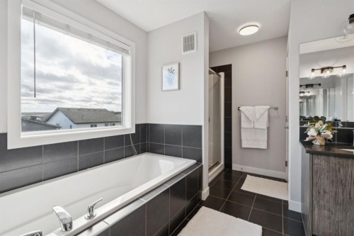 363 Precedence Hill, Cochrane, AB - Indoor Photo Showing Bathroom