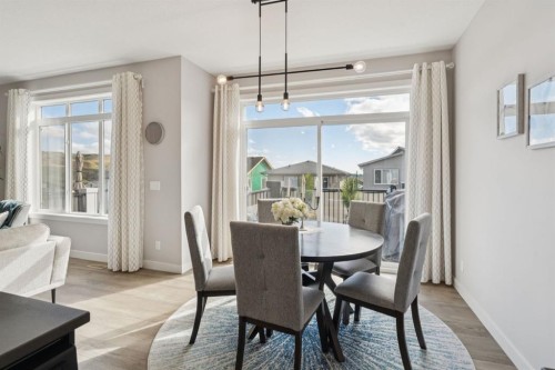 363 Precedence Hill, Cochrane, AB - Indoor Photo Showing Dining Room