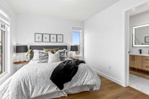 603-200 Belvedre Boulevard Se, Calgary, AB - Indoor Photo Showing Bedroom
