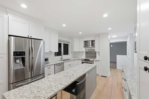51 Beddington Green Ne, Calgary, AB - Indoor Photo Showing Kitchen With Upgraded Kitchen