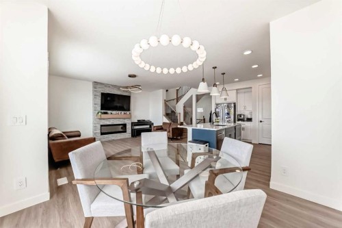 137 Verity Manor Sw, Calgary, AB - Indoor Photo Showing Other Room With Fireplace
