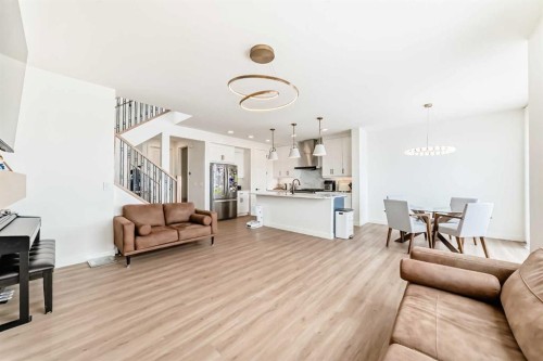 137 Verity Manor Sw, Calgary, AB - Indoor Photo Showing Living Room