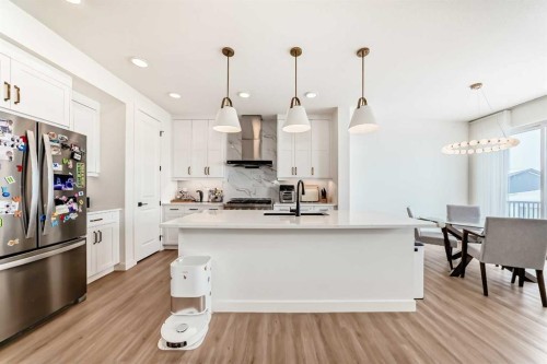 137 Verity Manor Sw, Calgary, AB - Indoor Photo Showing Kitchen With Upgraded Kitchen