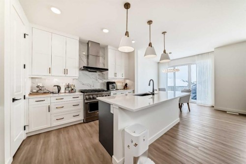 137 Verity Manor Sw, Calgary, AB - Indoor Photo Showing Kitchen With Upgraded Kitchen